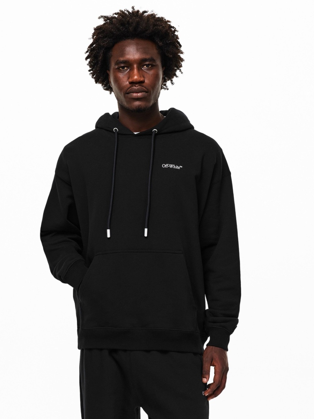 OFF WHITE Black Classic Sweatshirt Like New Worn Twice Size XL Authentic